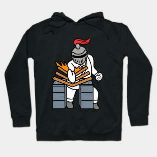 Cute cartoon knight karate Hoodie